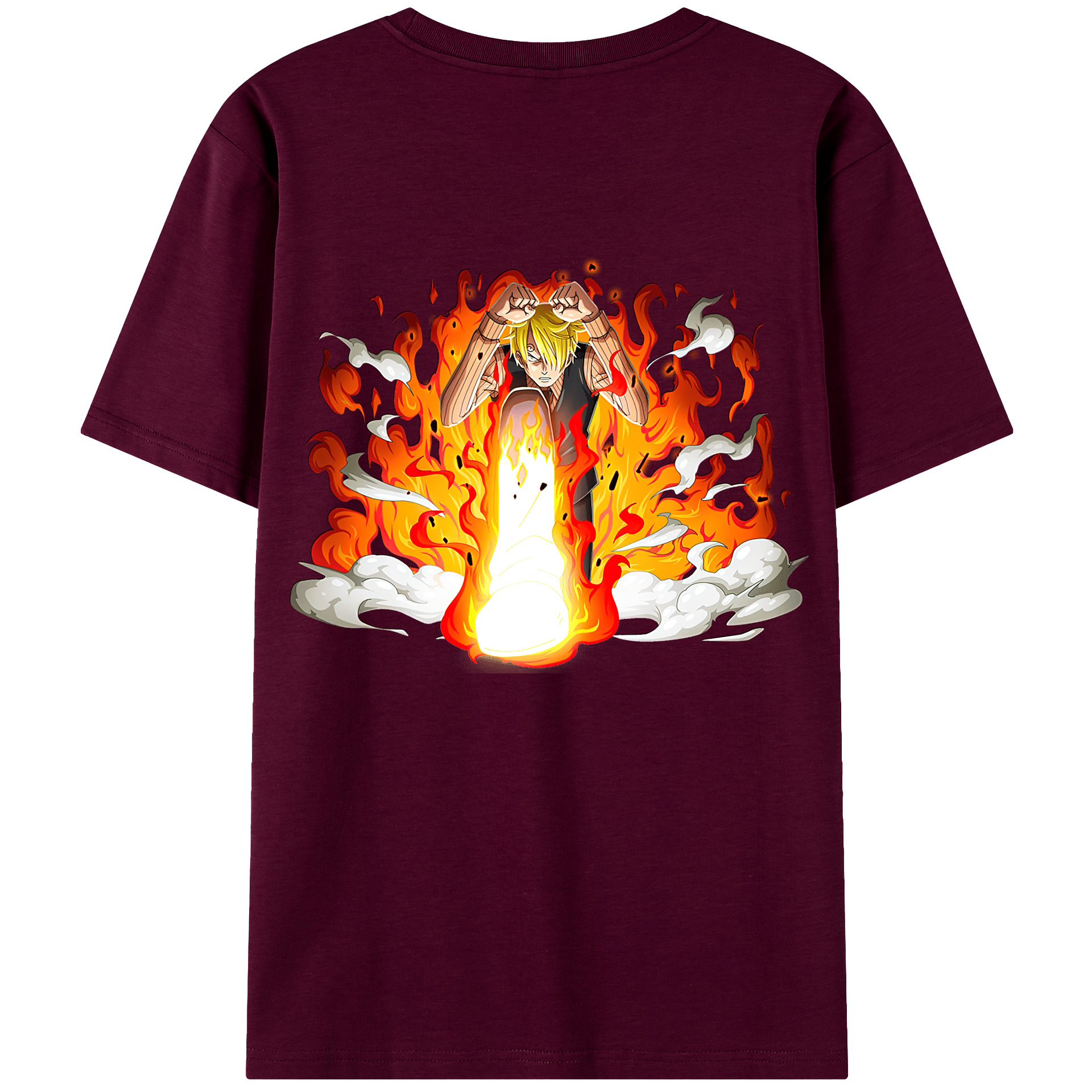 （画像用） ワンピース サンジ ONE PIECE Sanji レディース半袖Tシャツ(バックプリント)